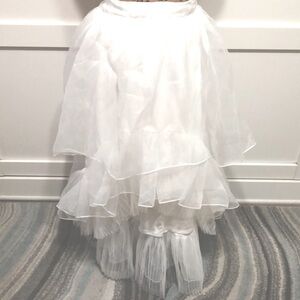 Jump Apparel Ruffled Maxi or Midi Skirt